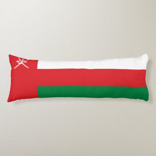 Flagge Omans Seitenschläferkissen (Vorderseite)