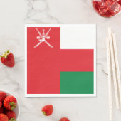 Flagge Omans Serviette (Beispiel)