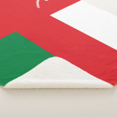 Flagge Omans Sherpadecke (3/4)