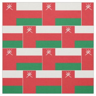 Flagge Omans Stoff
