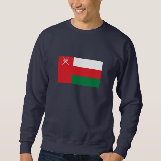 Flagge Omans Sweatshirt (Vorderseite)