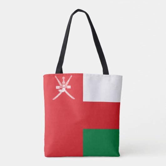 Flagge Omans Tasche (Rückseite)