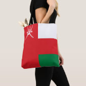 Flagge Omans Tasche (Von Nahem)