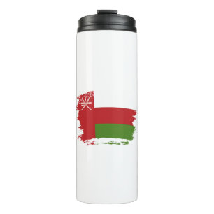 Flagge Omans Thermosbecher