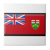 Flagge Ontarios (Kanada) Fliese (Vorderseite)
