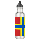 Flagge Orkney Wasserflasche aus Edelstahl Edelstahlflasche (Links)