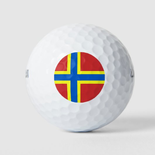 Flagge Orkneys Golfball (Vorderseite)