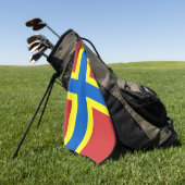 Flagge Orkneys Golfhandtuch (Gras)