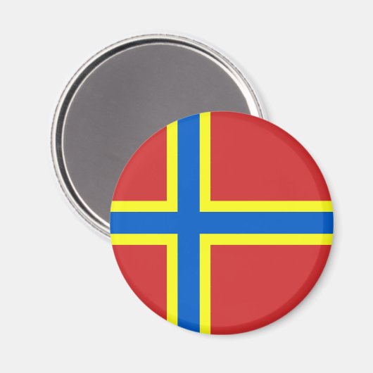 Flagge Orkneys Magnet (Vorderseite/Rückseite)