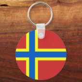 Flagge Orkneys Schlüsselanhänger (Vorderseite)