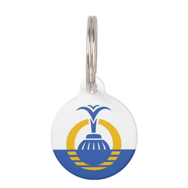 Flagge Orlandos, Florida Haustiermarke (Vorderseite)