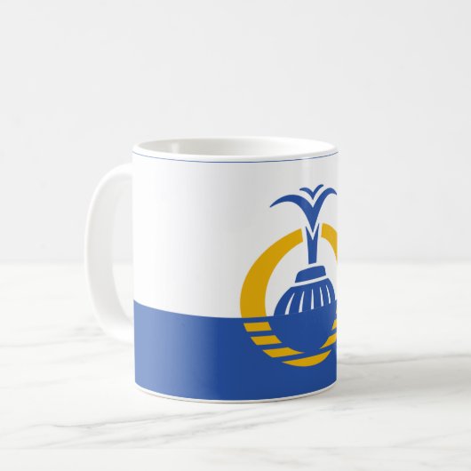 Flagge Orlandos, Florida Kaffeetasse (Vorderseite Links)
