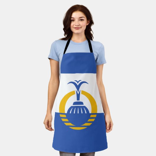 Flagge Orlandos, Florida Schürze (Getragen)