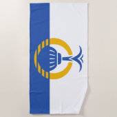 Flagge Orlandos (Stadt Florida, USA) Strandtuch (Vorderseite)