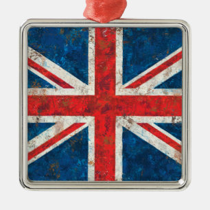 Flagge Ornament Aus Metall