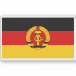 Flagge Ostdeutschlands - DDR (1959-1990) Aufkleber