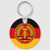 Flagge Ostdeutschlands - DDR (DDR) - NVA Schlüsselanhänger (Vorderseite)