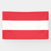 Flagge Österreich Banner (Horizontal)