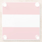 Flagge Österreich Glasuntersetzer (Rückseite)