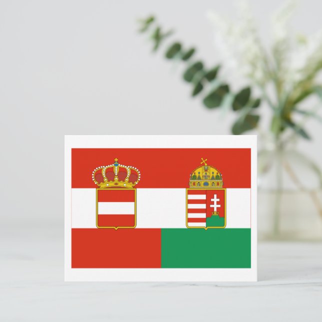 Flagge Österreich-Ungarn (1869-1918) Postkarte