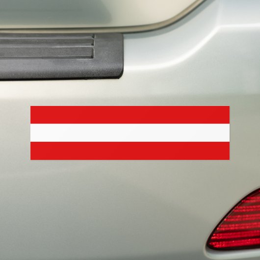 Flagge Österreichs Autoaufkleber (Auf Auto)