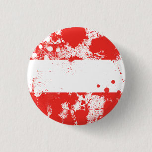 Flagge Österreichs Button