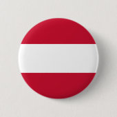 Flagge Österreichs Button (Vorderseite)