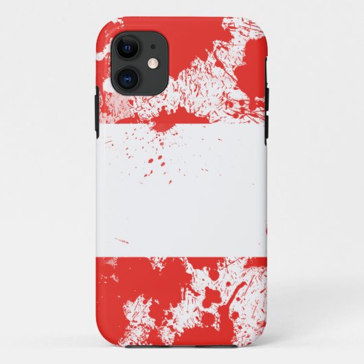 Flagge Österreichs Case-Mate iPhone Hülle (Rückseite)