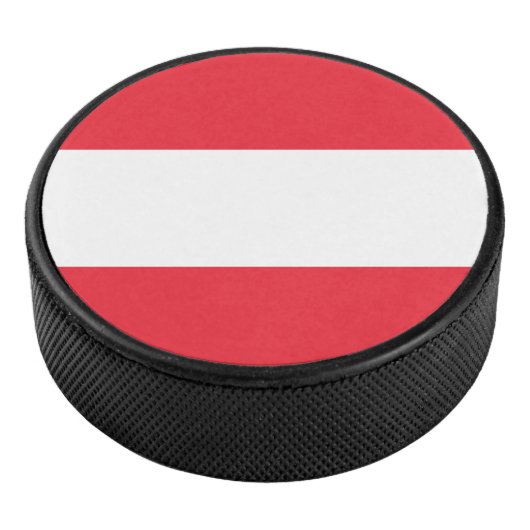 Flagge Österreichs Eishockey Puck (3/4)