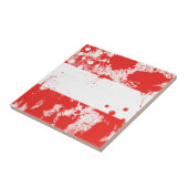 Flagge Österreichs Fliese (Seite)