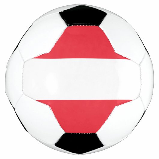 Flagge Österreichs Fußball (Vorderseite)