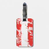 Flagge Österreichs Gepäckanhänger (Rückseite vertikal)