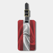 Flagge Österreichs Gepäckanhänger (Vorderseite vertikal)