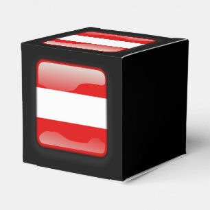 Flagge Österreichs Geschenkschachtel