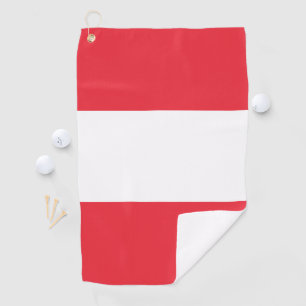 Flagge Österreichs Golfhandtuch
