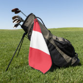 Flagge Österreichs Golfhandtuch (Gras)