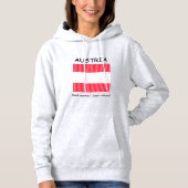 Flagge Österreichs Hoodie (Vorderseite)