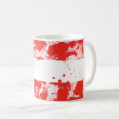 Flagge Österreichs Kaffeetasse (VorderseiteRechts)