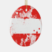 Flagge Österreichs Keramik Ornament (Rechts)