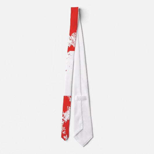 Flagge Österreichs Krawatte (Rückseite)