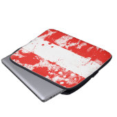 Flagge Österreichs Laptopschutzhülle (Vorne Knopf)