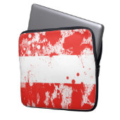 Flagge Österreichs Laptopschutzhülle (Vorderseite Links)