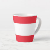 Flagge Österreichs Milchtasse (Rechte Ecke)