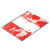 Flagge Österreichs Notizblock (Linke Seite)