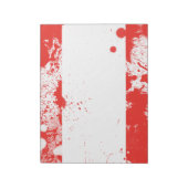 Flagge Österreichs Notizblock (Rotiert)