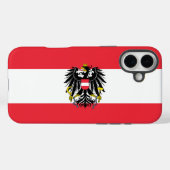 Flagge Österreichs/Österreichs Case-Mate iPhone Hülle (Rückseite (Horizontal))