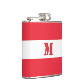 Flagge Österreichs/Österreichs Flachmann (Rechts)