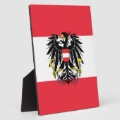 Flagge Österreichs - Österreichs Fotoplatte (Seite)