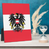 Flagge Österreichs - Österreichs Fotoplatte (Seite)