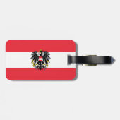 Flagge Österreichs/Österreichs Gepäckanhänger (Rückseite horizontal)